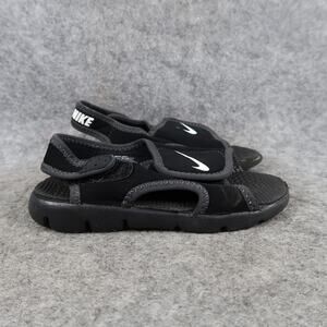 Nike Shoes Kids Toddler 9 Sandals Sunray Adjustable Straps Casual Sport Black